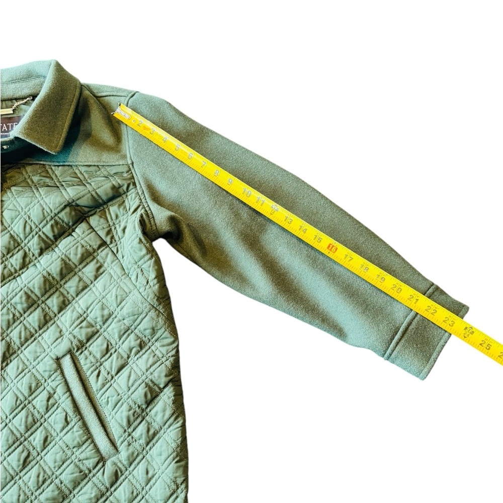 Isaac MizrahiLive Estate Green Quilted Women's Jacket Size 1X - Picture 9 of 16